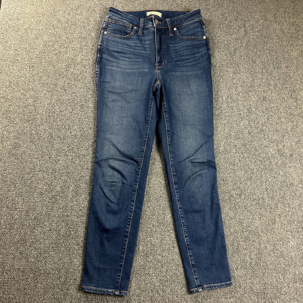 Madewell Jeans Womens 27 Curvy High Rise Skinny Denim‎ Stretch Cotton Blend